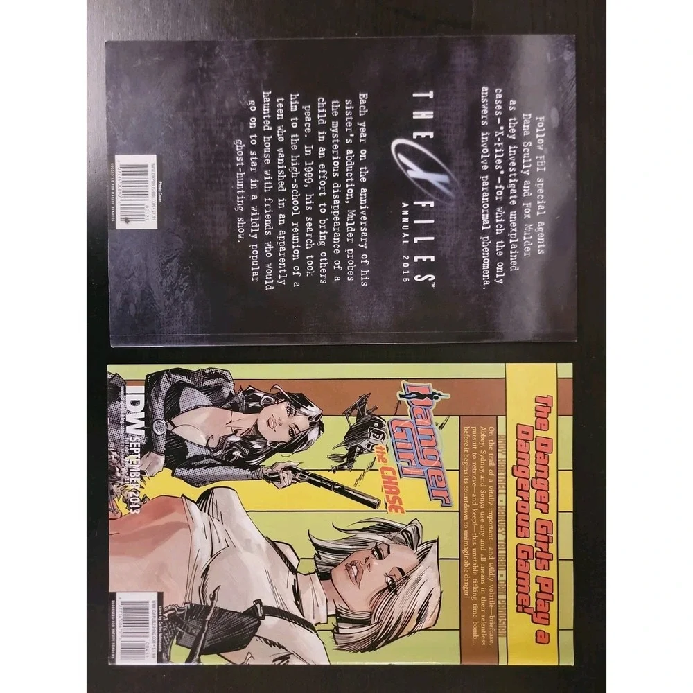 Lot of 8 X-Files Comics Topps 7 8 9 10 11 12 Full Run IDW Annual 2015 NM PICS!